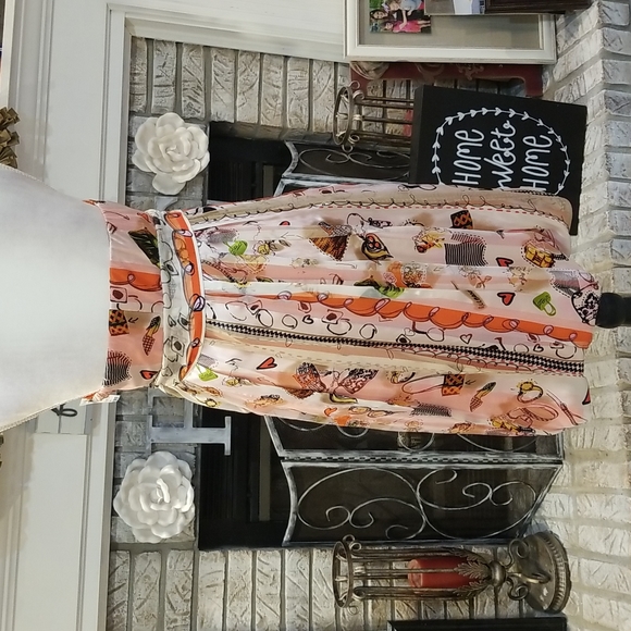 Ginger+Java Silk Strapless Dress, Size S - Picture 8 of 15